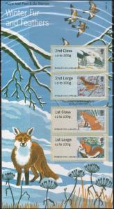 GB FS143a-FS146a Winter Fur and Features set (4 stamps) MNH 2016 