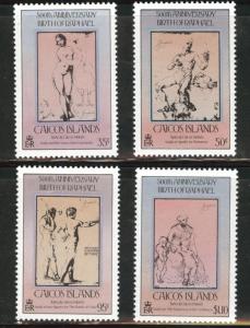 CAICOS Islands Scott 32-35 MNH** set