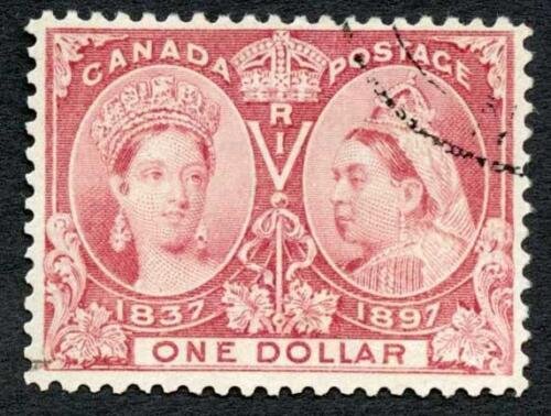 Canada SG136 One Dollar lake 1897 Jubilee CDS Cat 550 pounds 