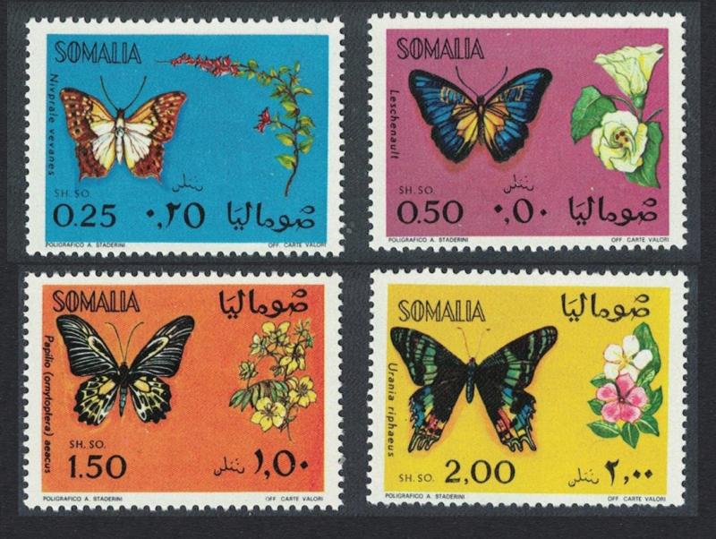 Somalia Butterflies 4v