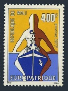 Mali 288,MNH.Michel 600. EUROPAFRICA-1977.Symbolic ship.