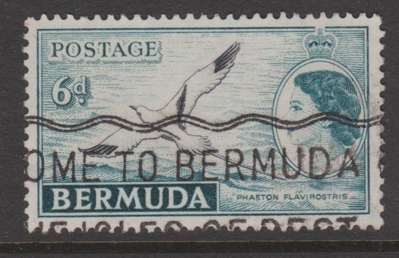 Bermuda 1953 6d Bird Sc#152 Used