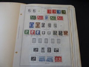 Sweden 1948-1970 Stamp Collection on Album Pages 