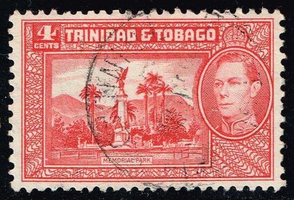Trinidad & Tobago #53A KG VI and Memorial Park; Used (0.25)