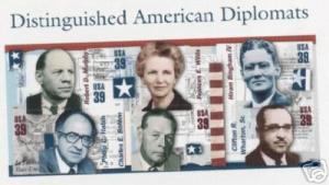 US Scott # 4076 DISTINGUISHED AMERICAN DIPLOMATS