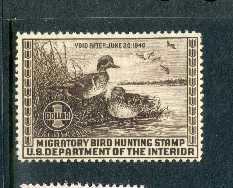 Scott #RW6 Green-Winged Teal Duck Mint Stamp NH (RW6-20)