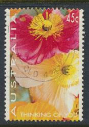 Australia SG 1447 Used - Greetings Poppies