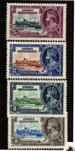 Straits Settlements 213-216 Set Mint never hinged