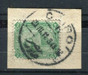 EGYPT; 1920s early fine used Postmark Piece