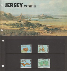 Jersey Scott# 222-25 QEII VF MNH Presentation Pack