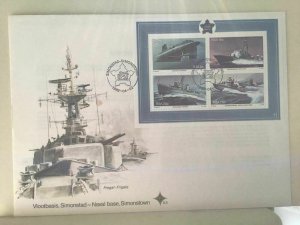 South Africa 1982 Naval base Simonstown large stamps cover Ref R25639