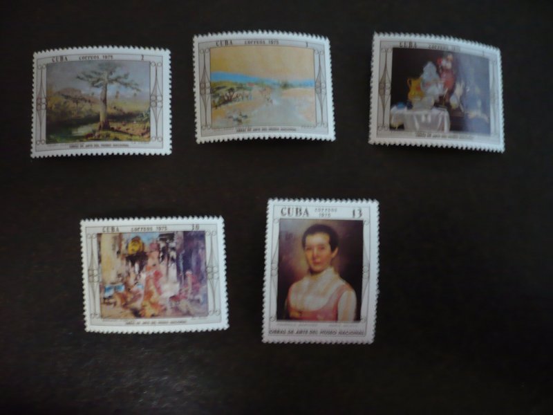 Stamps - Cuba - Scott# 1949-1953 - Mint Hinged Partial Set of 5 Stamps