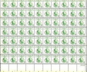 U.S. #1117 MINT OG NH FULL SHEET OF STAMPS