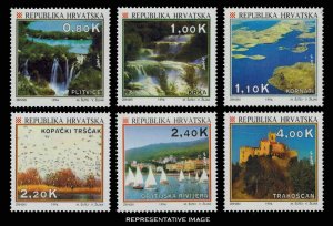 Croatia Scott 196-202 Mint never hinged.