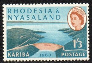 Rhodesia & Nyasaland Sc #175 Mint Hinged