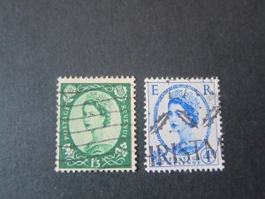 Great Britain 1955 Sc 323,332 FU