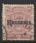 British South Africa Company / Rhodesia  SG 106 Used OPT  Rhodesia see scan 
