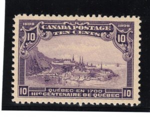 Canada #101 Extra Fine Never Hinged **With Certificate**