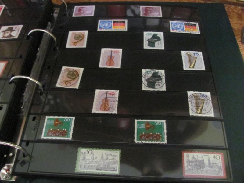 GERMANY 1959 TO 1975  STOCK BOOK MNH COMPLETE USED COMPLETE (124)