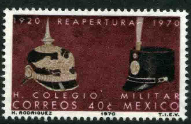 MEXICO 1027 50th Anniversary of the Military Academy. MNH