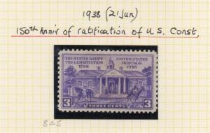 United States 1938 Early Issue Fine Mint Hinged 3c. 316190