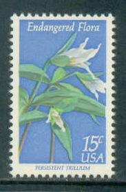 1783 15c Trillium Fine MNH