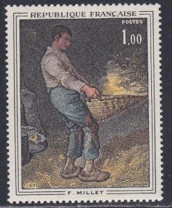 France # 1296, The Winnower by Miller, NH