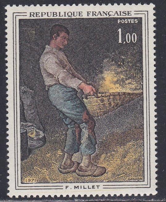 France # 1296, The Winnower by Miller, NH