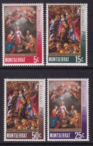 Montserrat 208-211 MNH VF