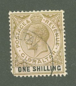 Gibraltar #84a Used Single