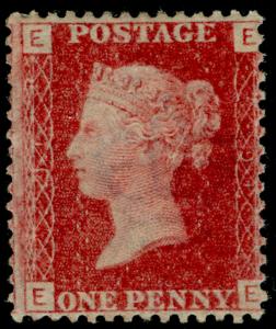 SG43, 1d rose-red plate 91, M MINT. Cat £75. EE