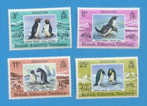 BAT BRITISH ANTARCTIC TERRITORY - scott 72-75 SG 89-92 - VFMNH -Penguins 1979