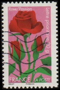 France 4159 - Used - (60c) Red Roses (2012) (cv $2.35)