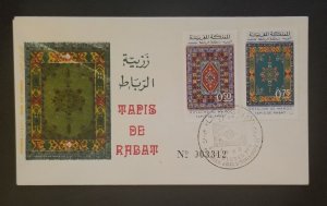 MOROCCO 1972 Tapis De Rabat First Day FDC Cover T6622