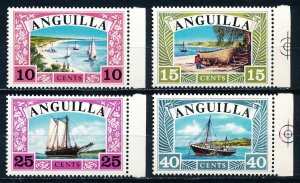 Anguilla #32-35  Set of 4 MNH