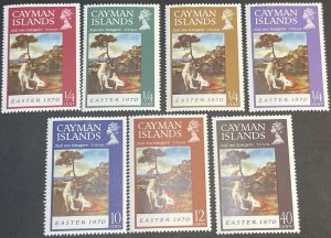 CAYMAN ISLANDS # 251-257-MINT NEVER/HINGED---COMPLETE SET---1970