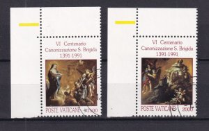 1991 - Vatican # 888-889 - Used