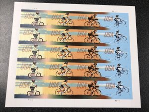 US 4687-90 BICYCLING Sheet of 20 FOREVER STAMPS Mint Never Hinged