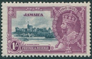 Jamaica 1935 1s slate & purple Jubilee SG117 unused