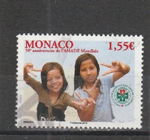 Monaco  Scott#  2713  Used  (2013 World Assn of Children's Friends)