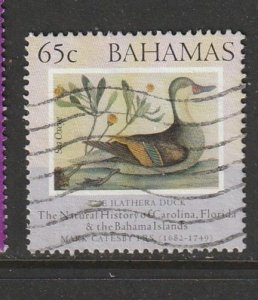 2002 Bahamas - Sc 1050 - used VF - 1 single - Ilatehera duck and sea oxeye