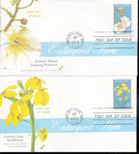 U.S. # 1783-1786, Endangered Flora, Spectrum FDC