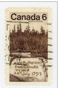 Canada 1970 - Scott 516 used - 6c, Mackenzie Roack 