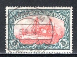 German South West Africa   #34  Used, signed,  XF,  CV $325.00  ...   2360043