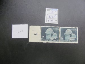 GERMANY 1942 MNH MI.  812V  BIRTHMARK ON CHEECK VF/XF  65 EUROS (213)