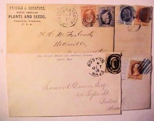 US 1872 / 1879 4 DIFF