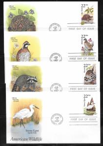 United States, 2286-2335, Wildlife Artcraft First Day Cover FDC