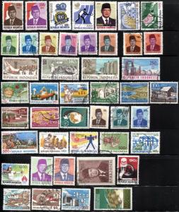 400+ INDONESIA Republic Stamps Postage Collection Commemorative 1948-91 Used MLH