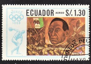 Ecuador Scott 759B F to VF CTO.  FREE...