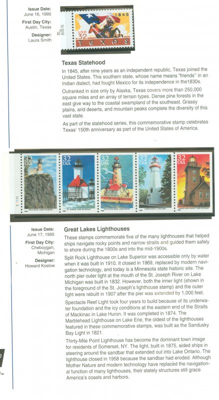 United States #2463/2998 Mint (NH) Single (Complete Set) (Lighthouses)